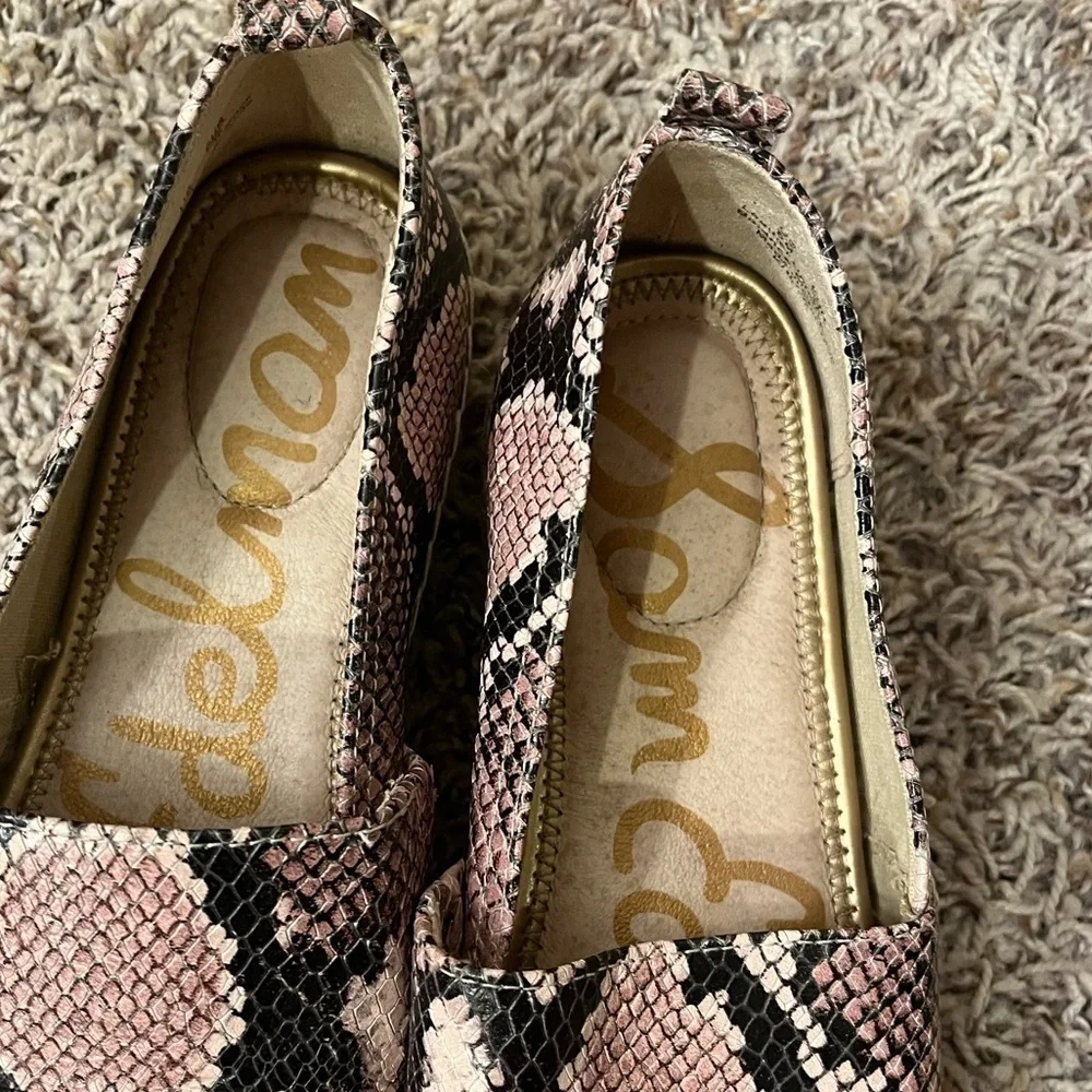 Sam Edelman Khloe Espadrille Flats Cushioned Slip On Braided Jute Heel Sz 6